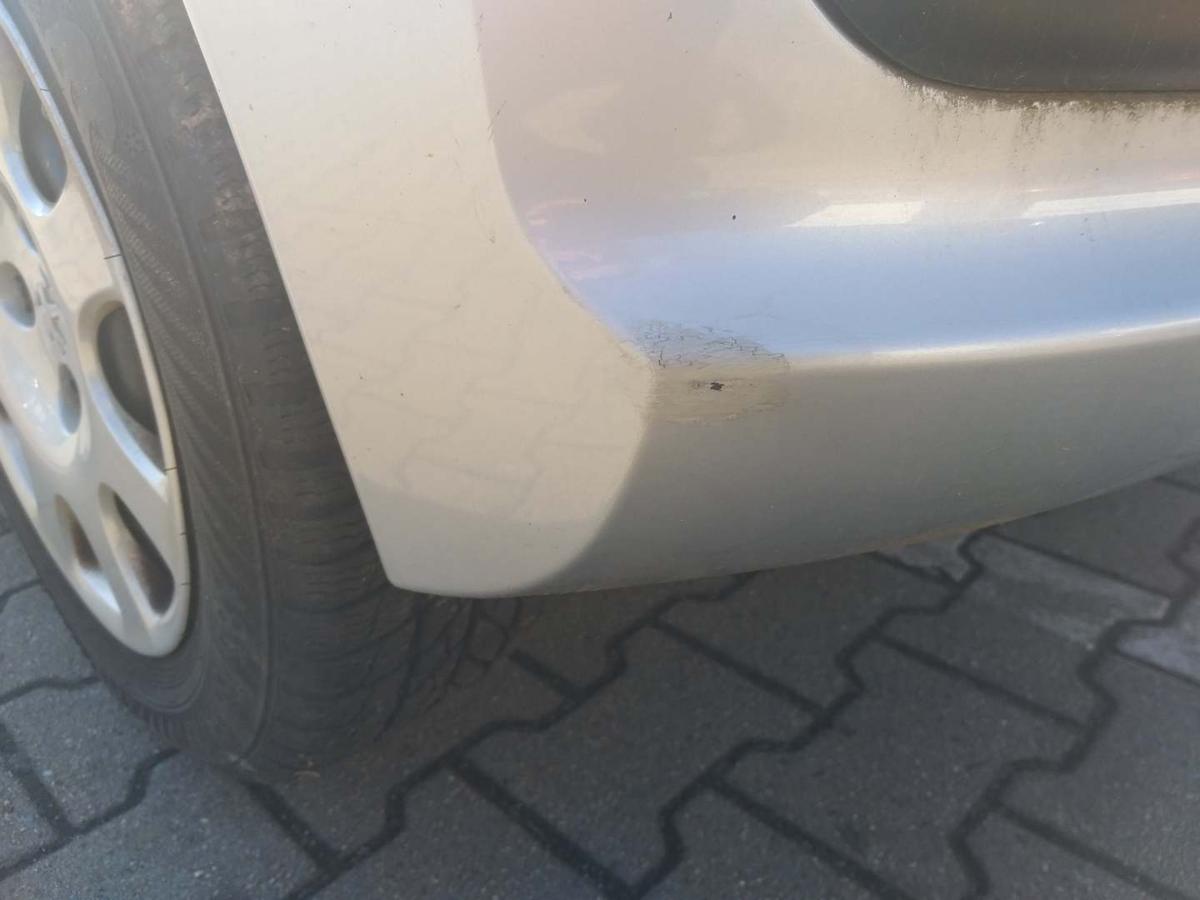 Peugeot 207 original Sto&szlig;stange Stossf&auml;nger hinten EZR Aluminium Grau Bj.2007